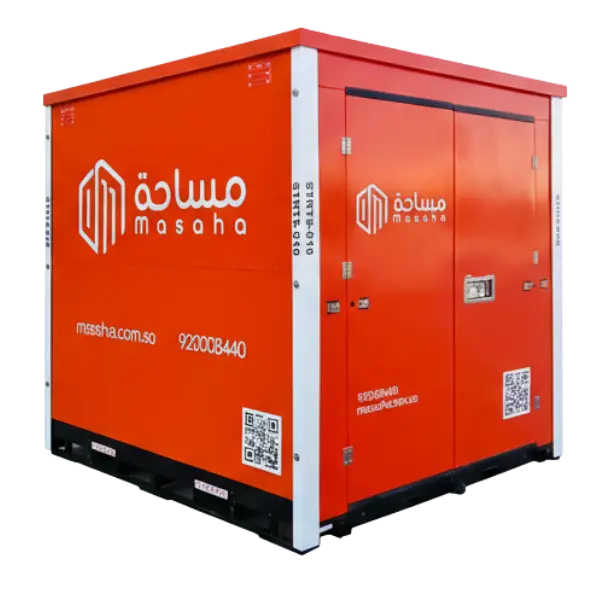 MiniSpace portable storage unit — 2.4m cube for personal items